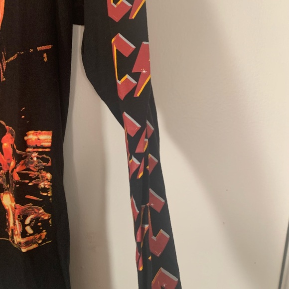 ⭐️ACDC Black Long Sleeve Concert T-shirt M NWOT - Picture 3 of 4